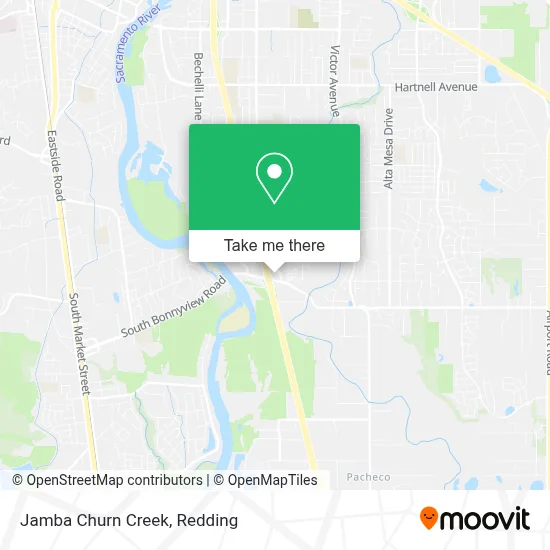 Jamba Churn Creek map