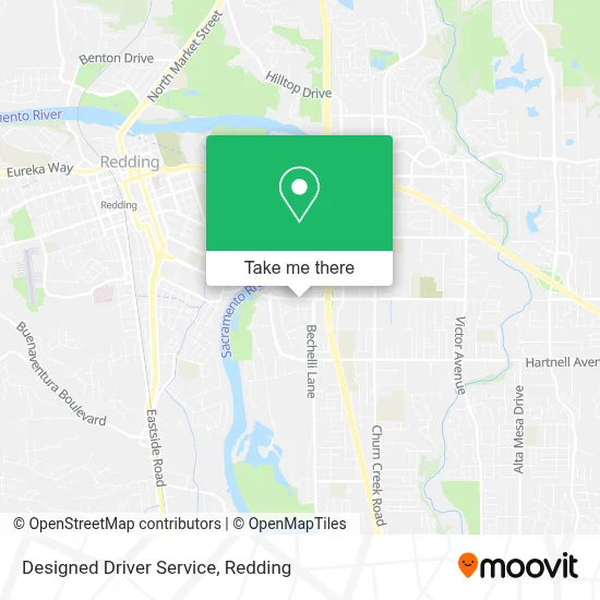 Designed Driver Service map