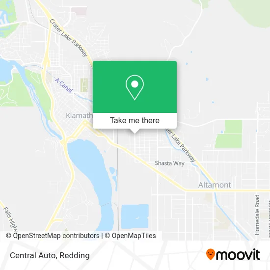 Central Auto map