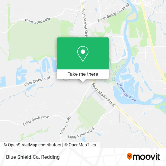 Blue Shield-Ca map