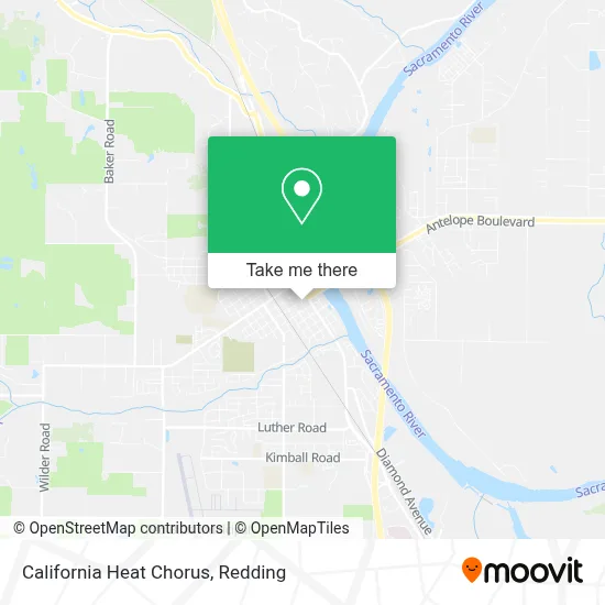 California Heat Chorus map