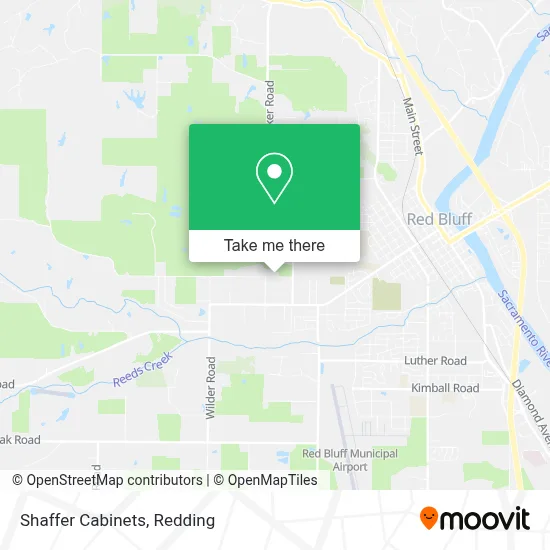 Shaffer Cabinets map