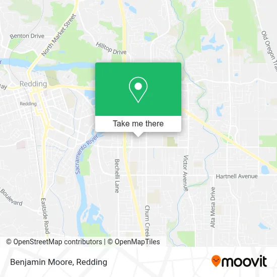 Benjamin Moore map