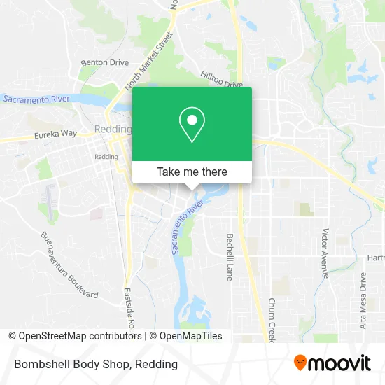 Bombshell Body Shop map