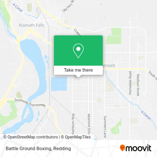 Battle Ground Boxing map