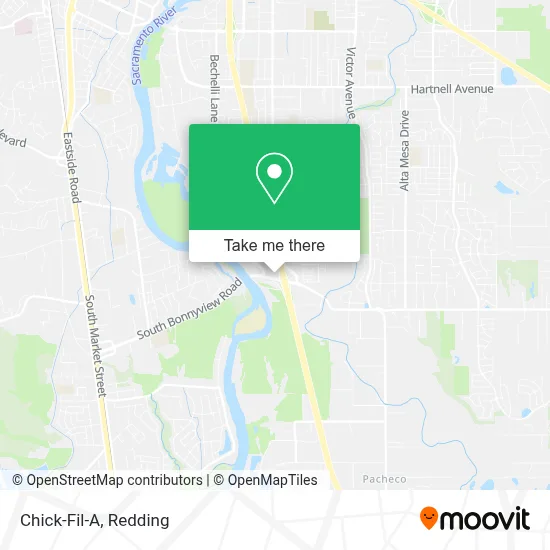 Chick-Fil-A map