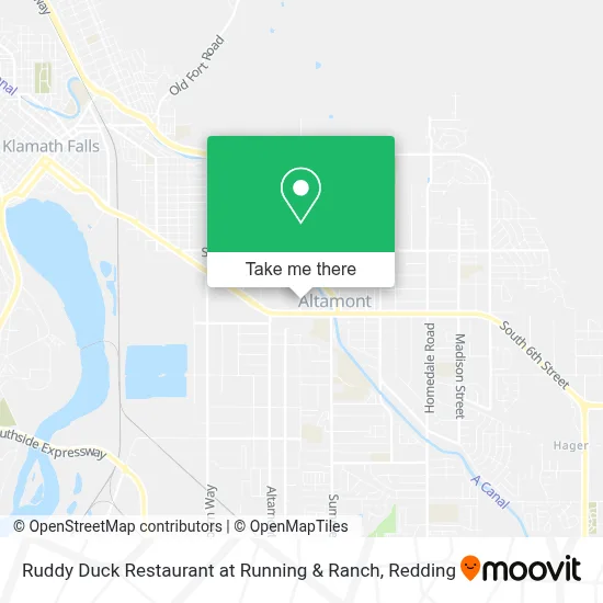 Ruddy Duck Restaurant at Running & Ranch map
