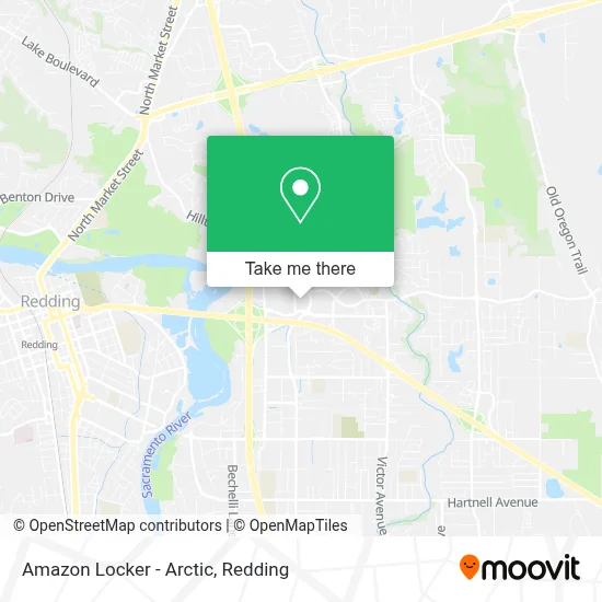 Amazon Locker - Arctic map