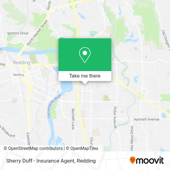 Sherry Duff - Insurance Agent map
