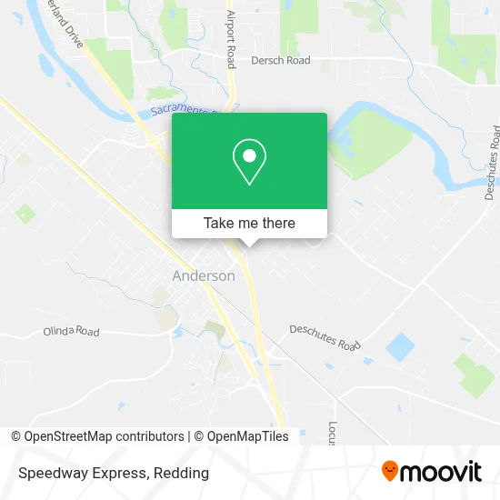 Speedway Express map