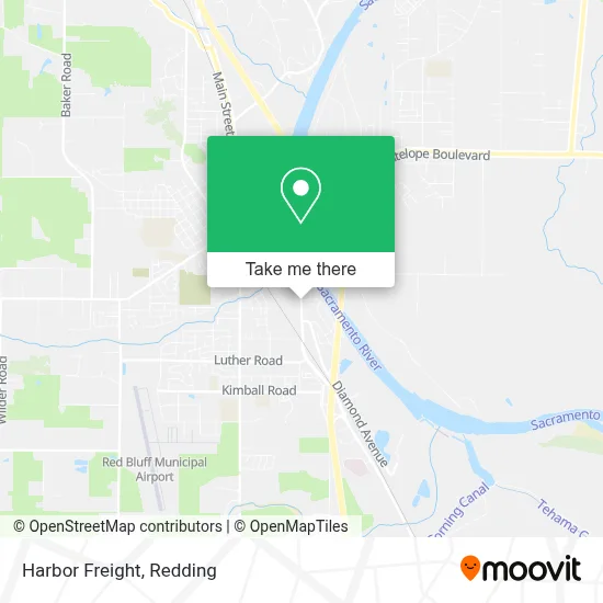 Harbor Freight map