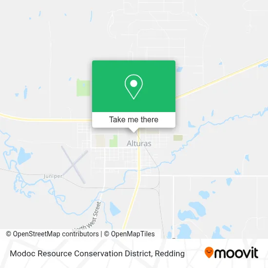 Modoc Resource Conservation District map