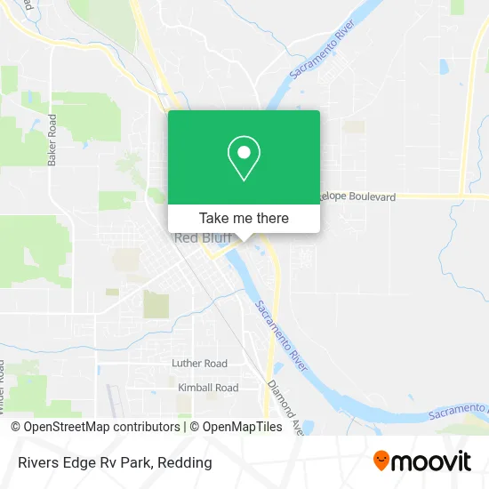 Rivers Edge Rv Park map