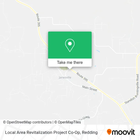Local Area Revitalization Project Co-Op map