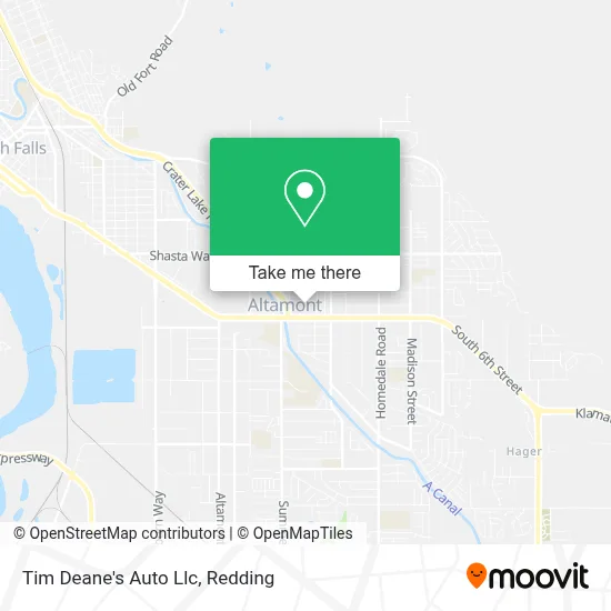 Tim Deane's Auto Llc map