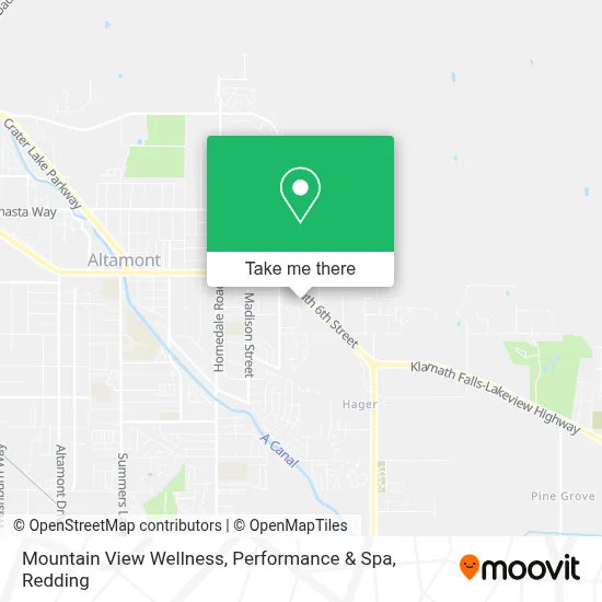 Mountain View Wellness, Performance & Spa map