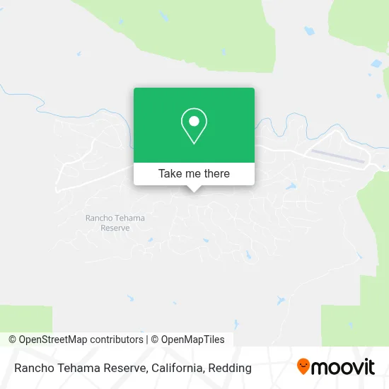 Rancho Tehama Reserve, California map