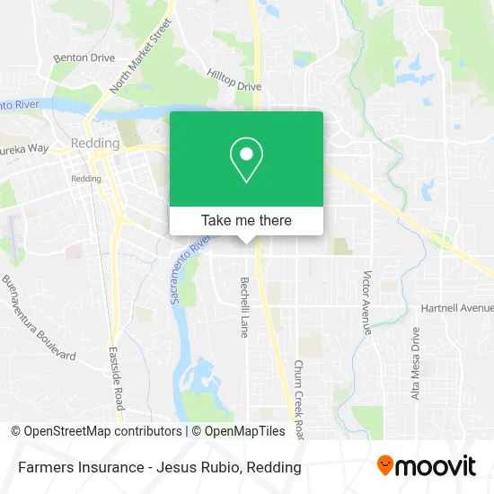 Farmers Insurance - Jesus Rubio map