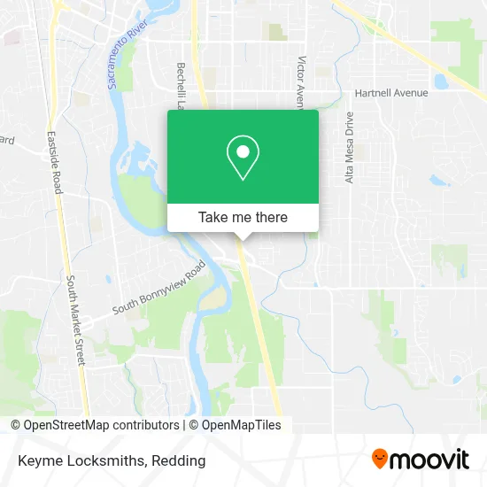 Keyme Locksmiths map