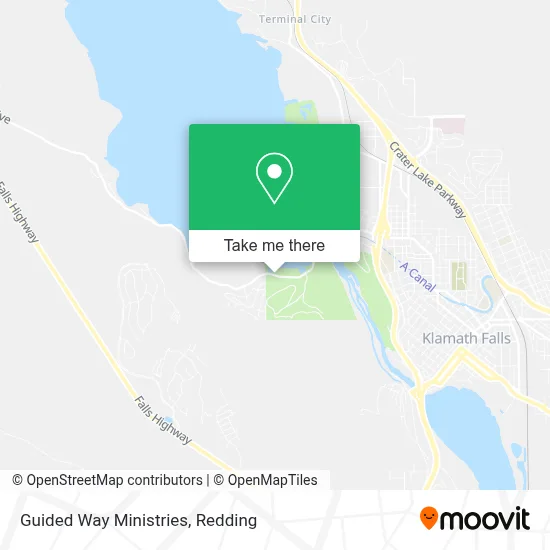 Guided Way Ministries map