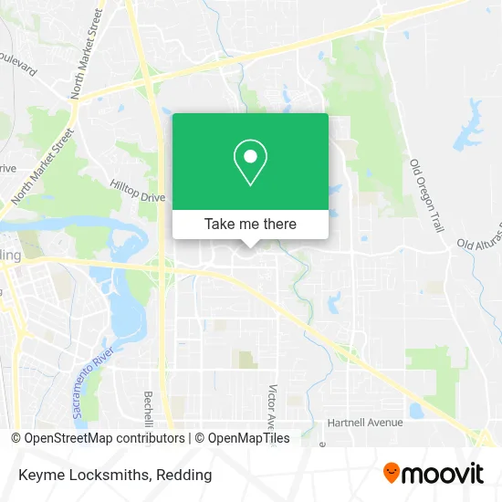 Keyme Locksmiths map