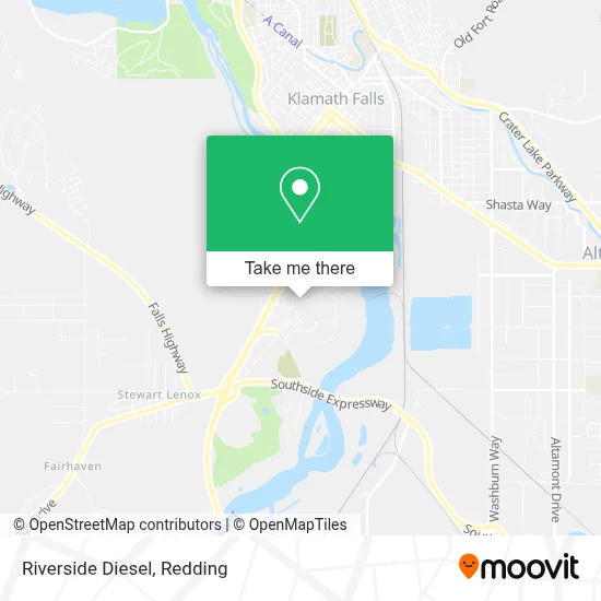 Riverside Diesel map