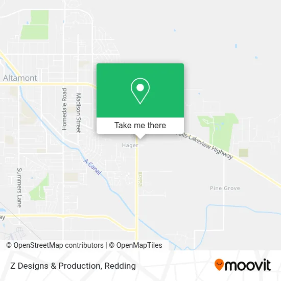 Z Designs & Production map