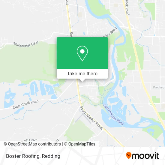 Boster Roofing map