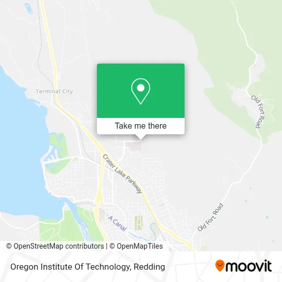 Oregon Institute Of Technology map