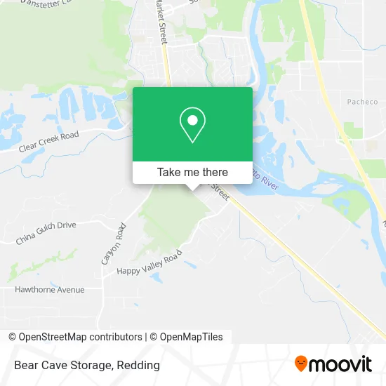 Bear Cave Storage map