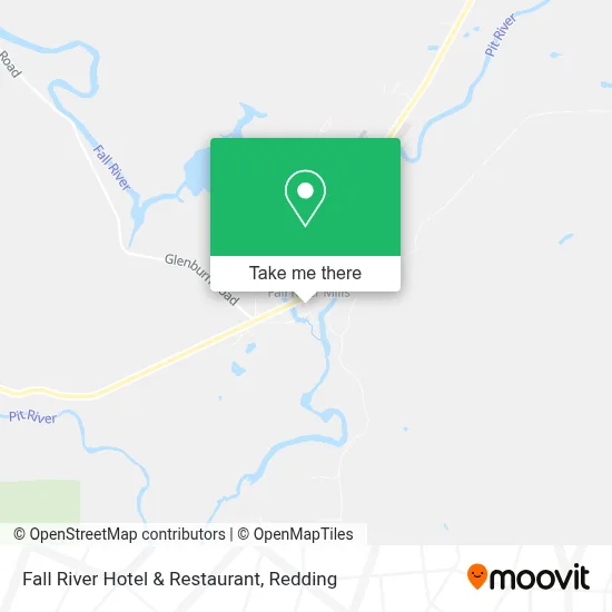 Fall River Hotel & Restaurant map
