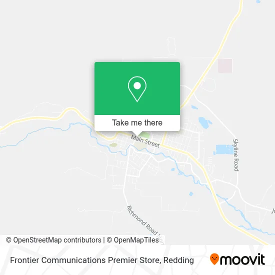 Frontier Communications Premier Store map
