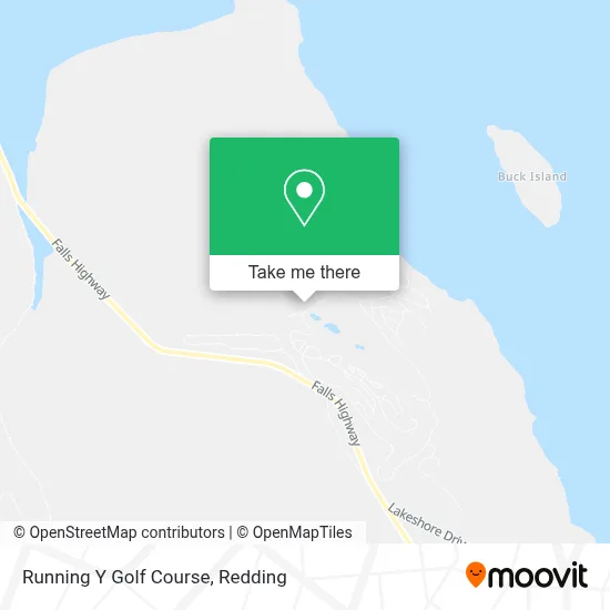 Running Y Golf Course map