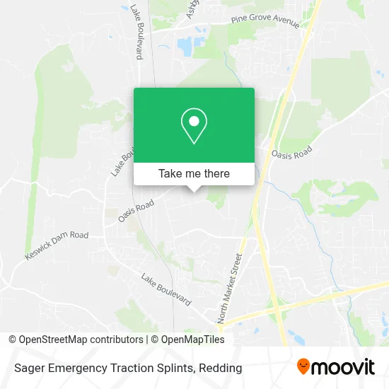 Sager Emergency Traction Splints map