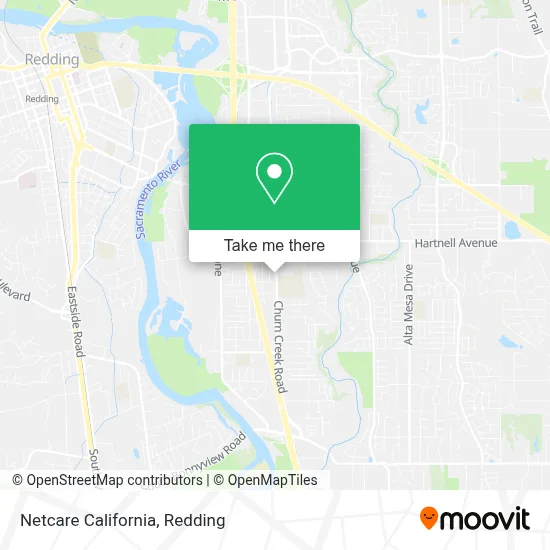 Netcare California map