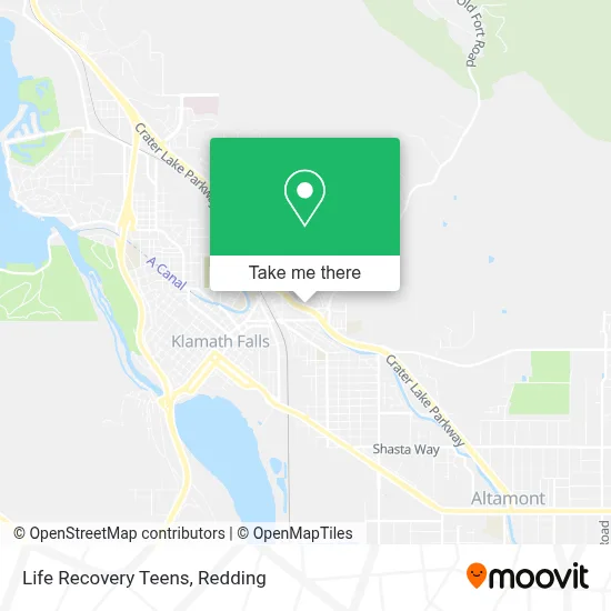 Life Recovery Teens map