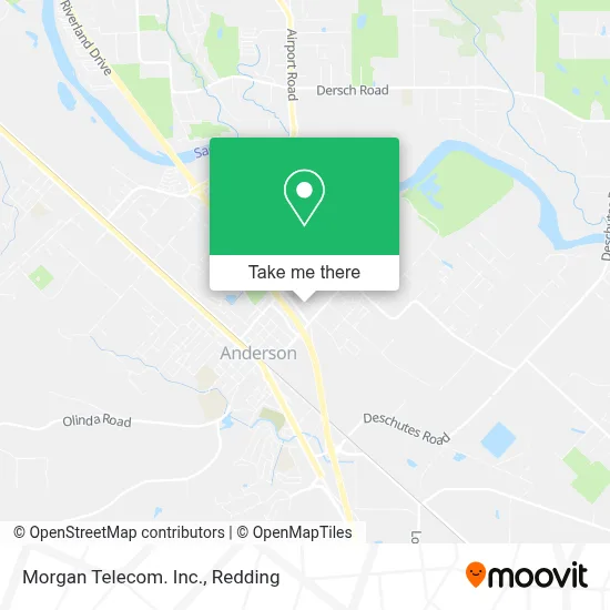 Morgan Telecom. Inc. map