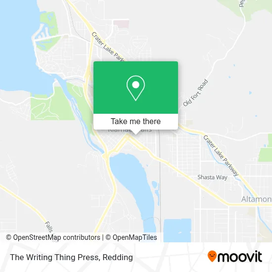 The Writing Thing Press map