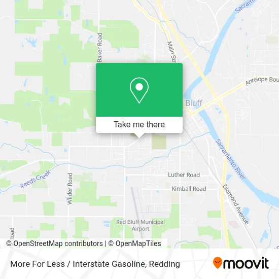 More For Less / Interstate Gasoline map
