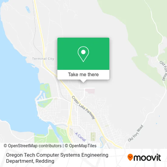 Oregon Tech Computer Systems Engineering Department map