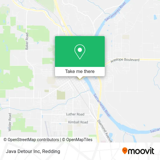 Java Detour Inc map