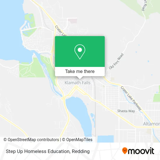 Step Up Homeless Education map