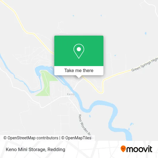 Keno Mini Storage map