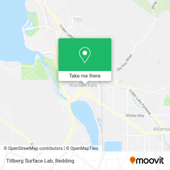 Tillberg Surface Lab map