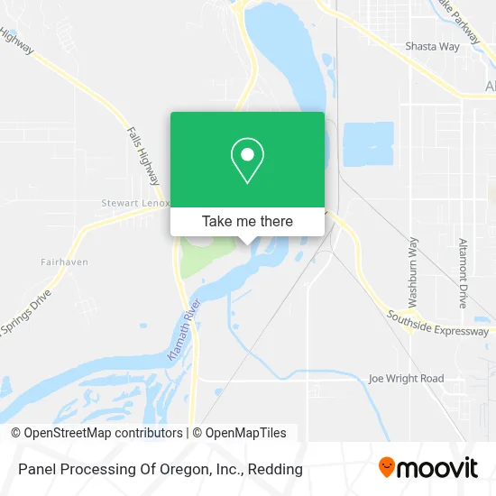 Panel Processing Of Oregon, Inc. map
