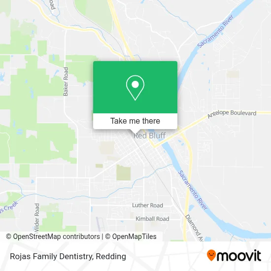 Rojas Family Dentistry map