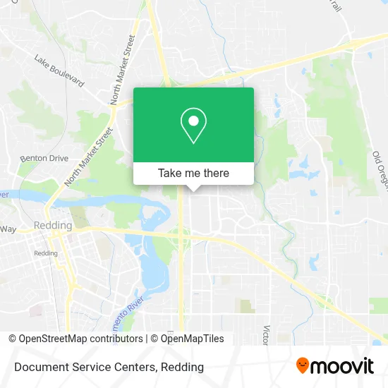 Document Service Centers map
