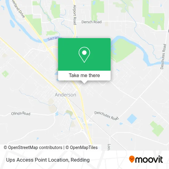 Ups Access Point Location map