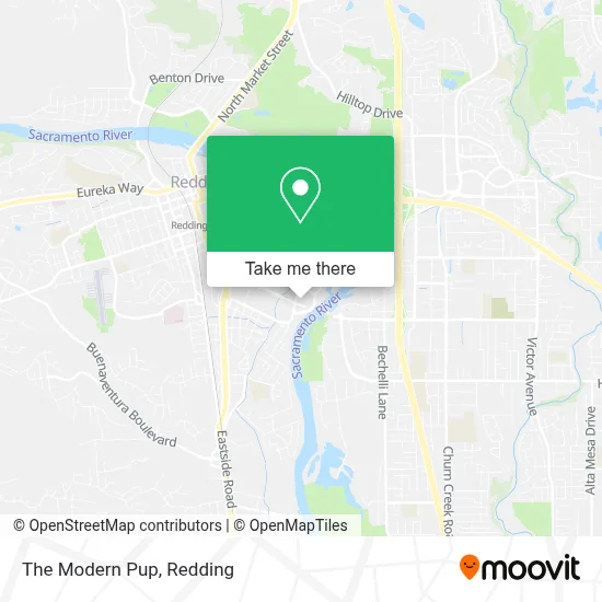 The Modern Pup map