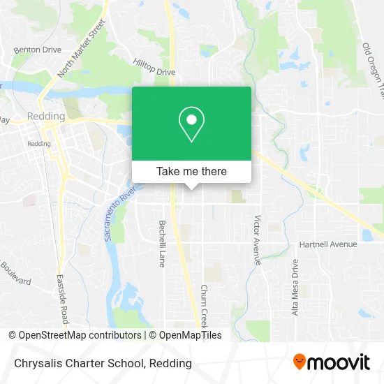 Chrysalis Charter School map